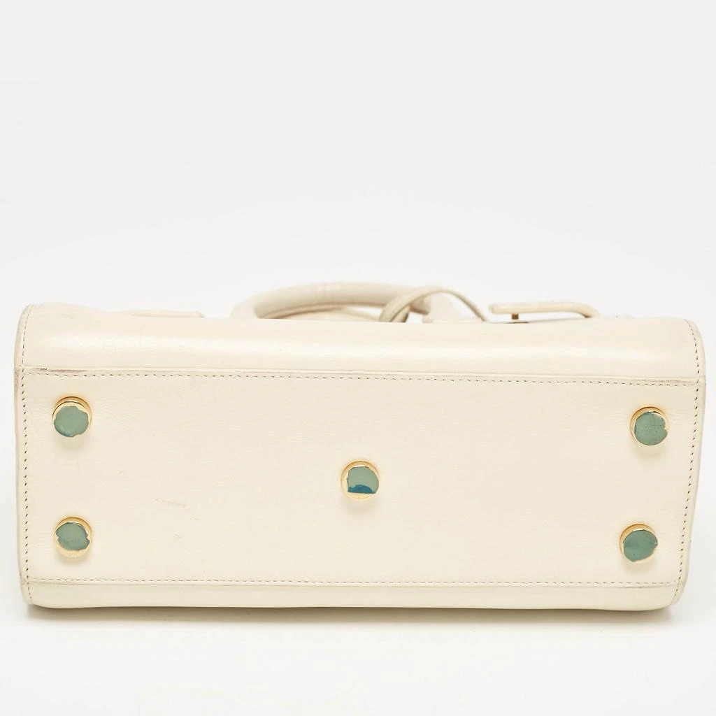 Yves Saint Laurent Saint Laurent Cream Leather Nano Classic Sac De Jour Tote 12