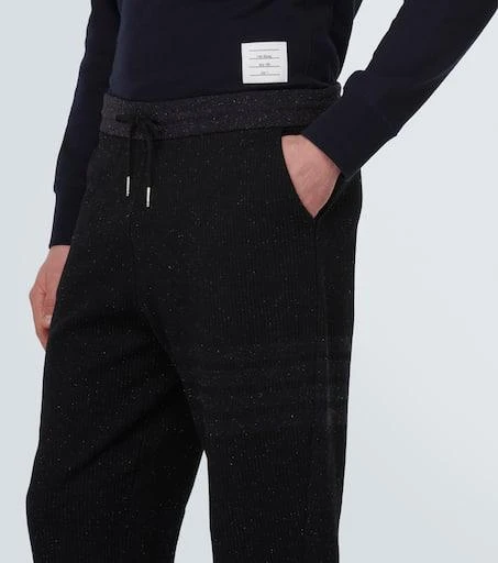 Thom Browne 4-Bar cotton and silk sweatpants 5