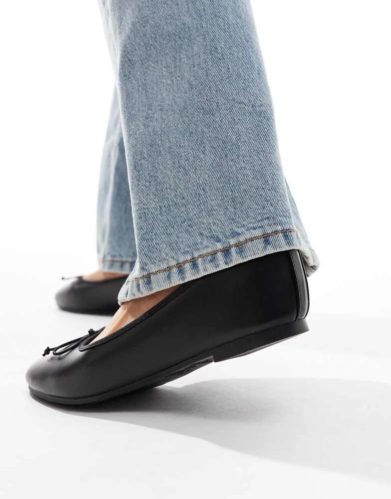New Look New Look pu ballet flat in black 4