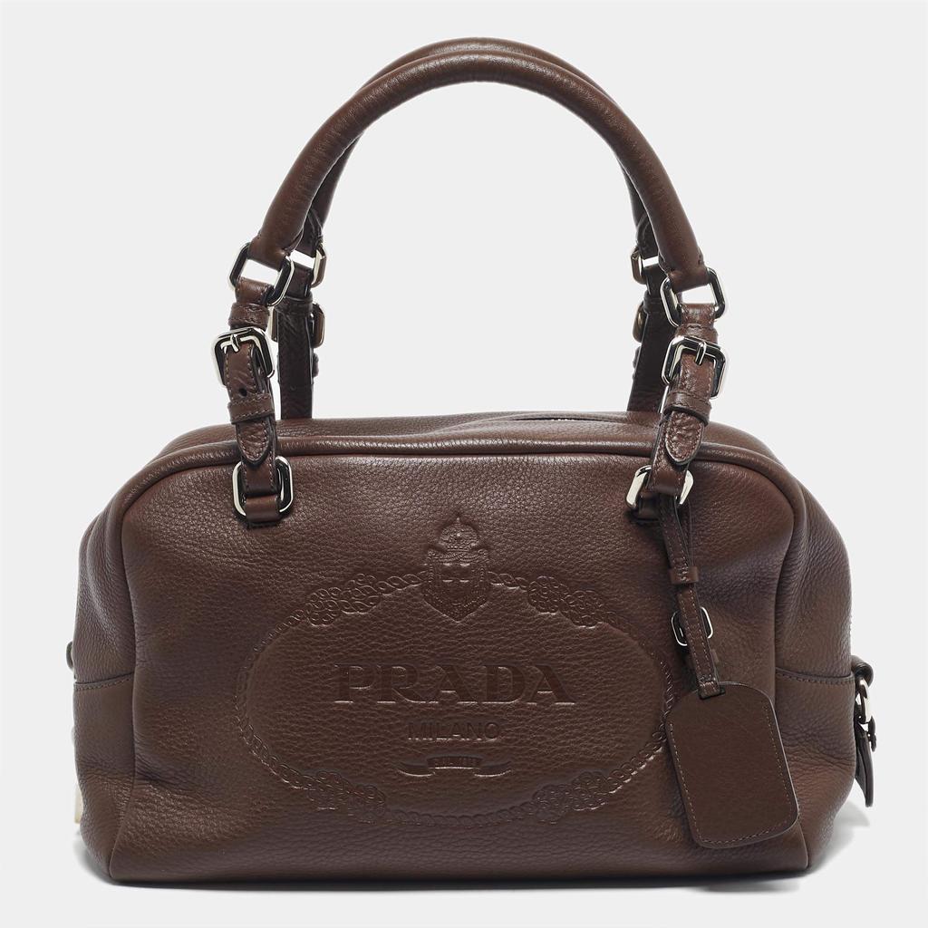 Prada Orange Re-Nylon large Re-Edition 1978 shopping bag