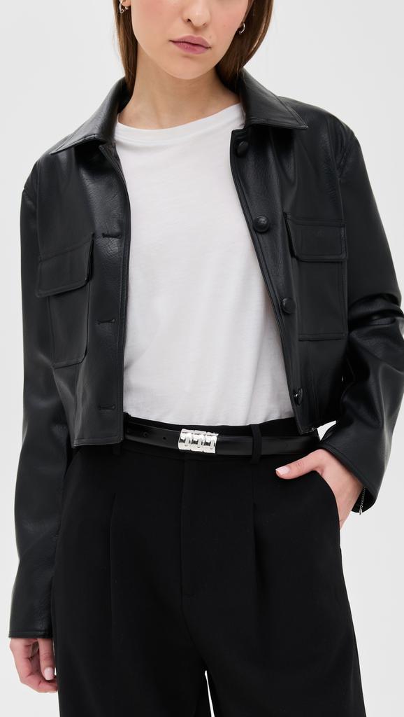 Andersons Skinny French Calf Leather Belt