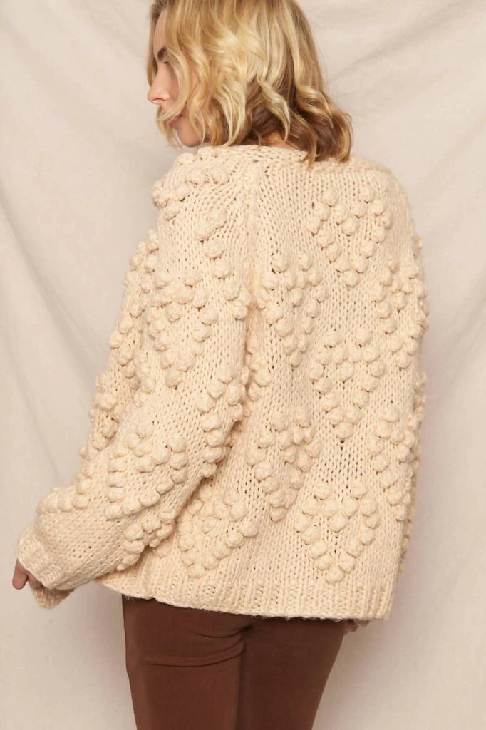 En Creme En Creme - Pom Pom Cardigan 5