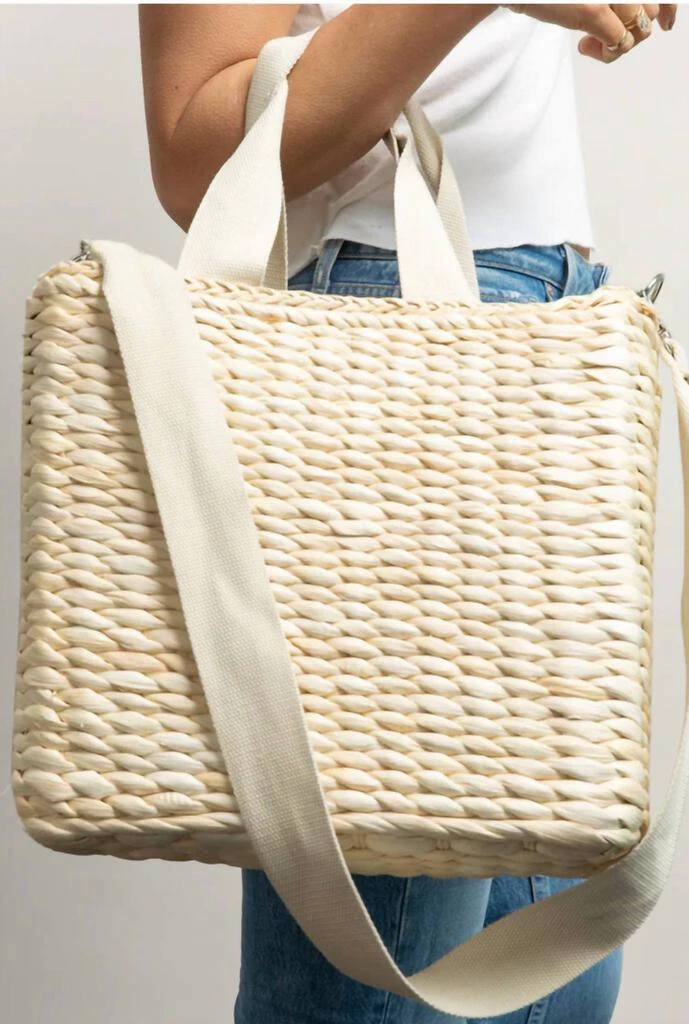 Hat Attack Hat Attack - Women
s Straw Cooler Tote Bag 5
