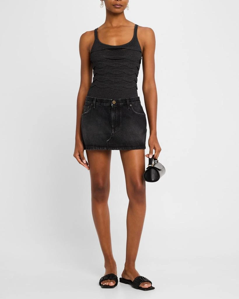 Nanushka Polina Scallop Knit Bodysuit 2
