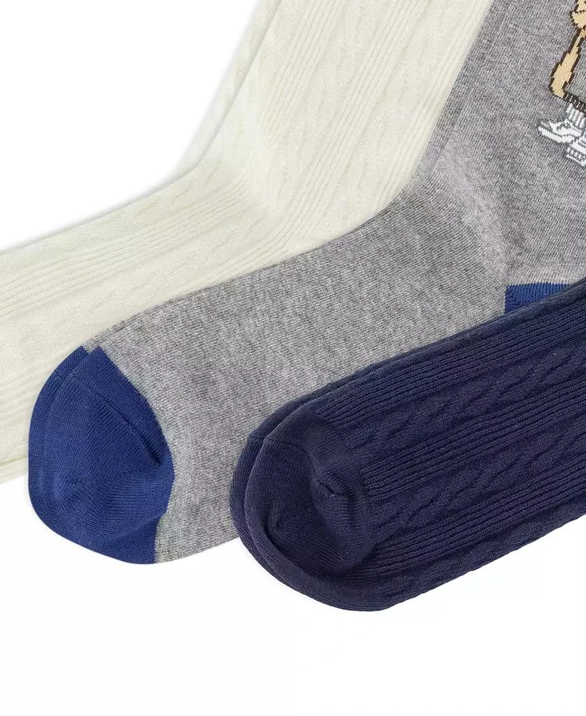 Ralph Lauren Women's 3-Pack Polo Bear Sock Set 2