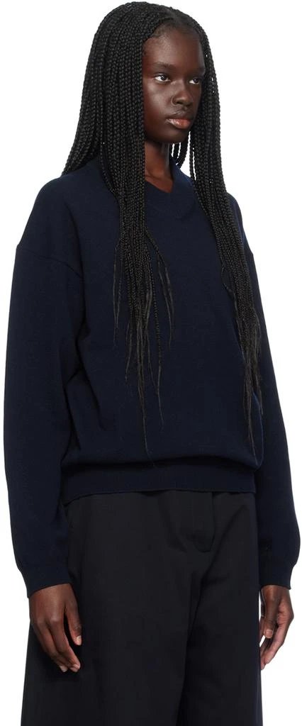 Studio Nicholson Navy Fiore Sweater 2