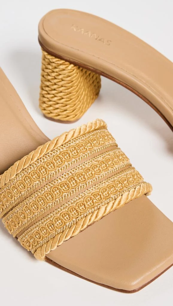 Kaanas Penn Texture Band Corded Heels 5