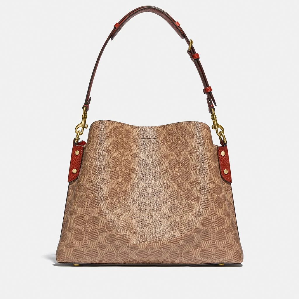 Coach Willow Signature Canvas and Leather Shoulder Bag 3