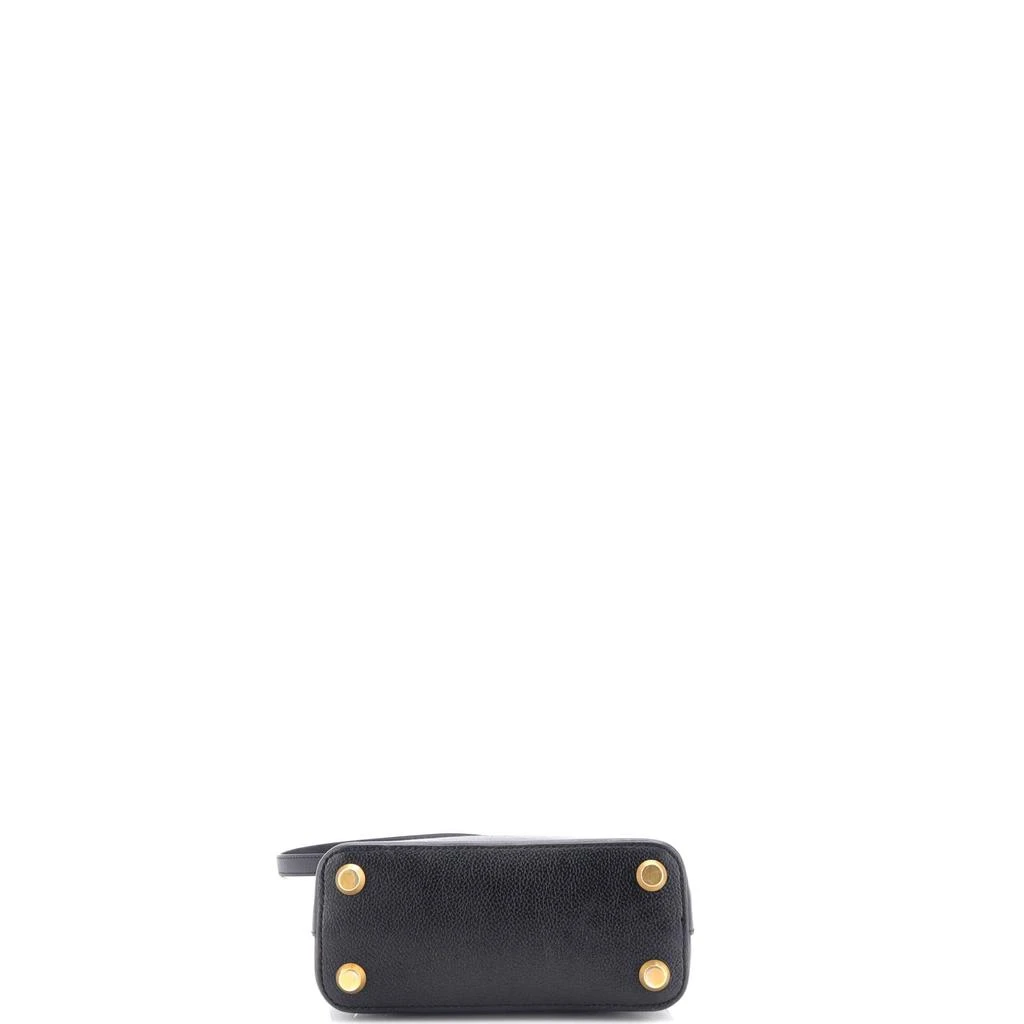 Balenciaga Logo Ville Bag Leather XXS 4