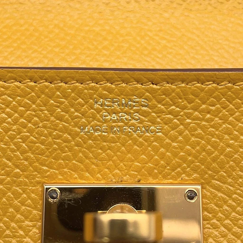 Hermes Hermes Kelly Jaune Ambre Epsom Long Wallet 10