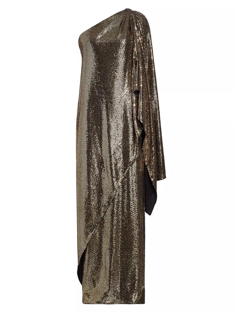 PRABAL GURUNG Sari One-Shoulder Maxi Dress 1
