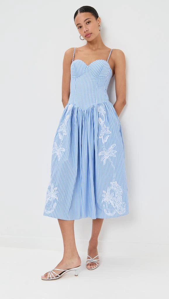 STELLA JEAN Bustier Midi Dress 1