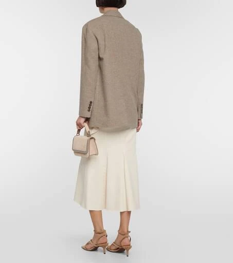 Brunello Cucinelli Single-breasted yak wool blazer 3