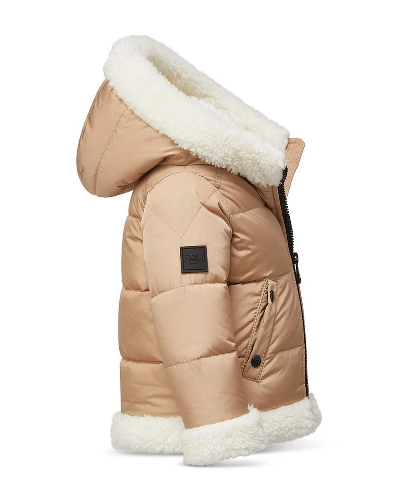 SAM. Baby Boys' & Girls' Matte Blizzard Quilted Fleece Lined Down Jacket - Baby 3