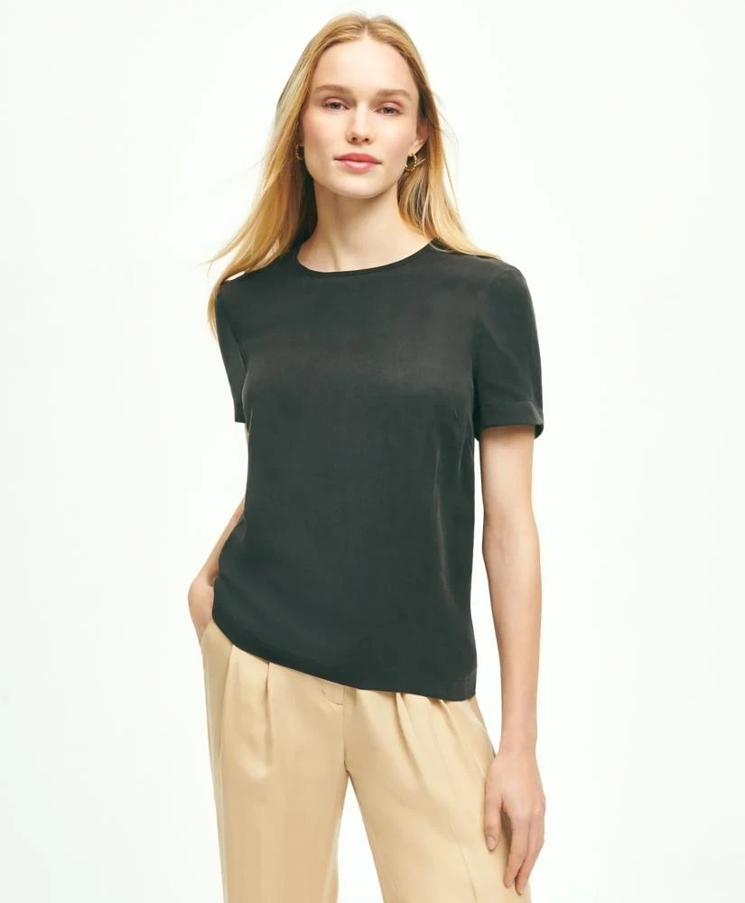 Brooks Brothers Soft Icons Short-Sleeve Blouse 1