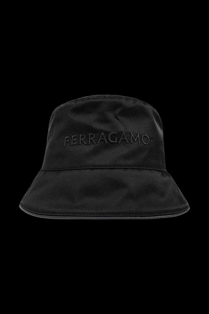 Ferragamo Logo Embroidered Bucket Hat – On Sale Now with Up  display picture 1