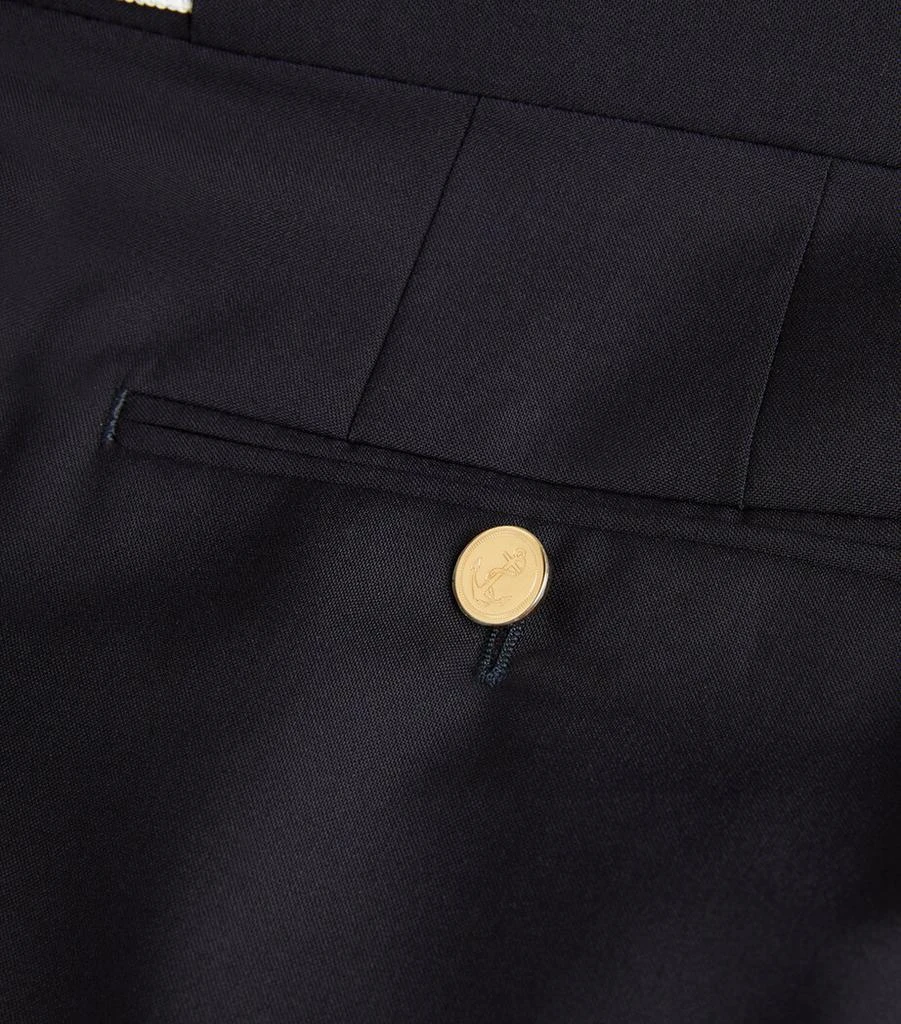 Thom Browne Wool 4-Bar Stripe Shorts 5