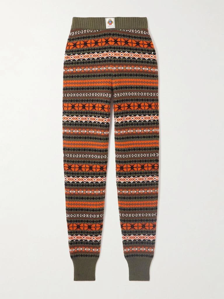 Bally Jacquard-knit Wool Leggings  - IT38