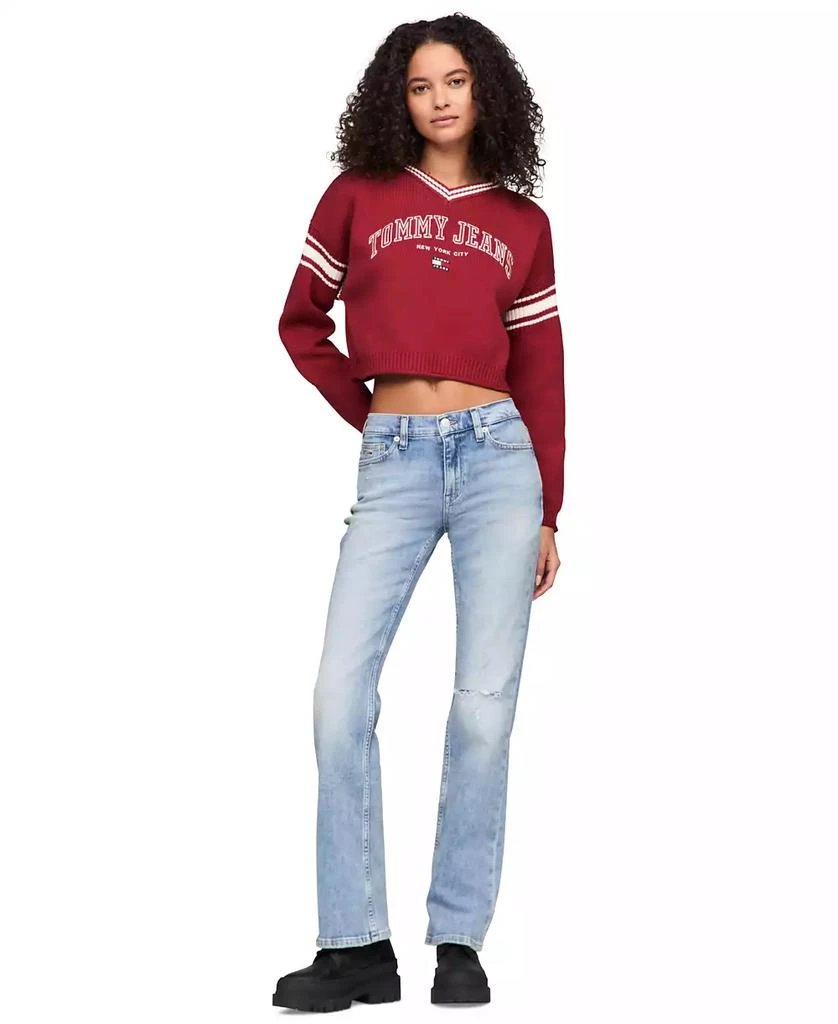 Tommy Jeans Women's Maddie Mid-Rise Bootcut Jeans 4