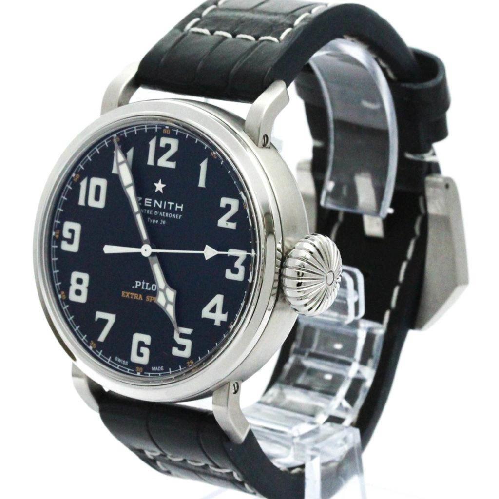 Zenith Pïlot Steel Brooch Watch (Pre-Owned)