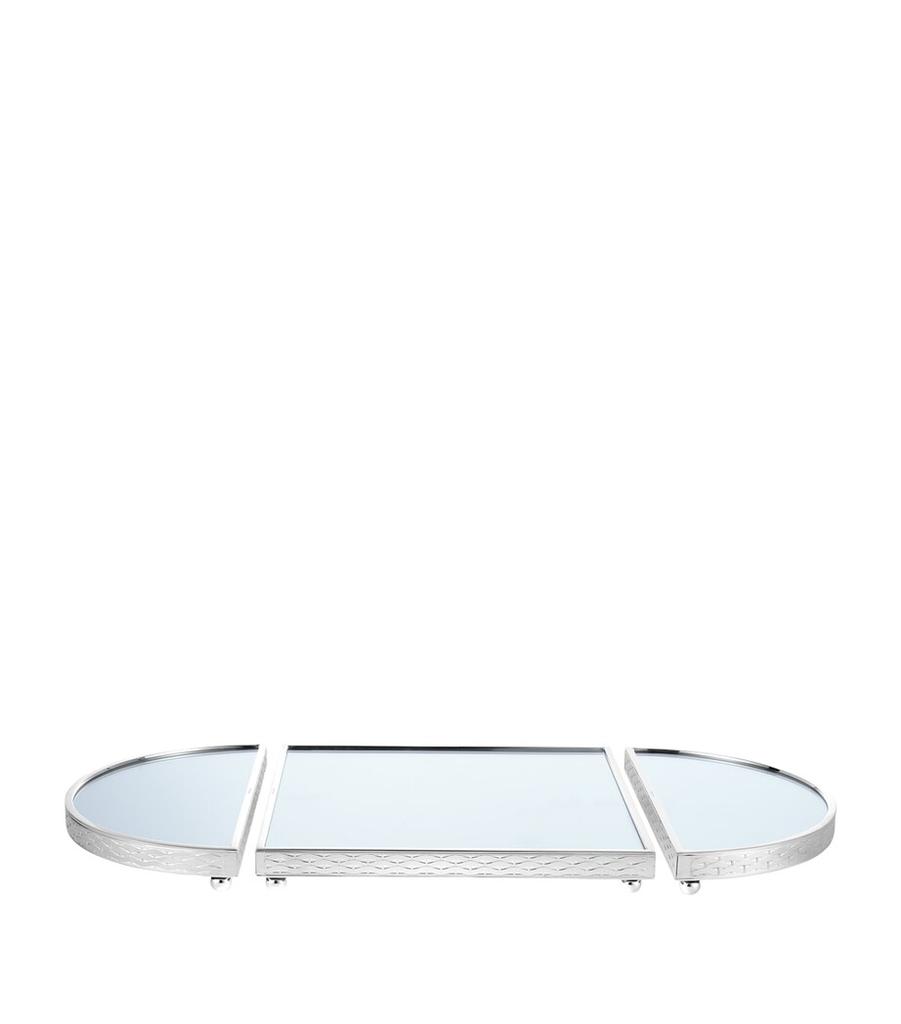 Christofle Silver-Plated Sève d'Argent Semi-Circle Tray (32cm)