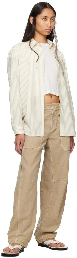SLVRLAKE Beige Rookie Cargo Pants 4