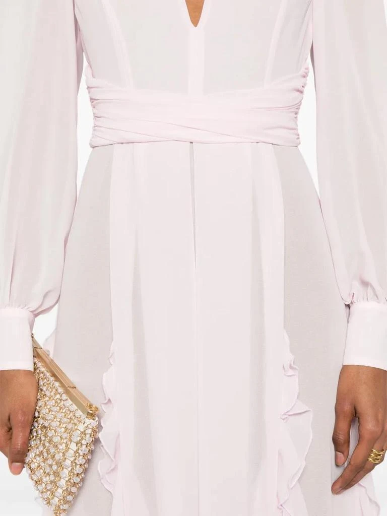 ELISABETTA FRANCHI RED CARPET GEORGETTE DRESS 5