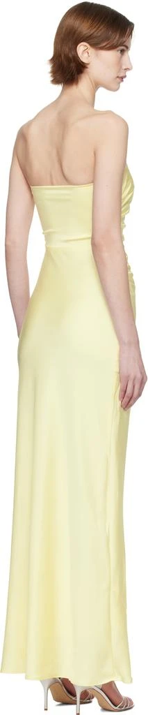 Bec & Bridge Yellow Eternity Strapless Maxi Dress 3