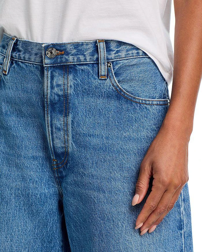 FRAME The Pixie Loose High Rise Wide Leg Jeans in Rundown 5