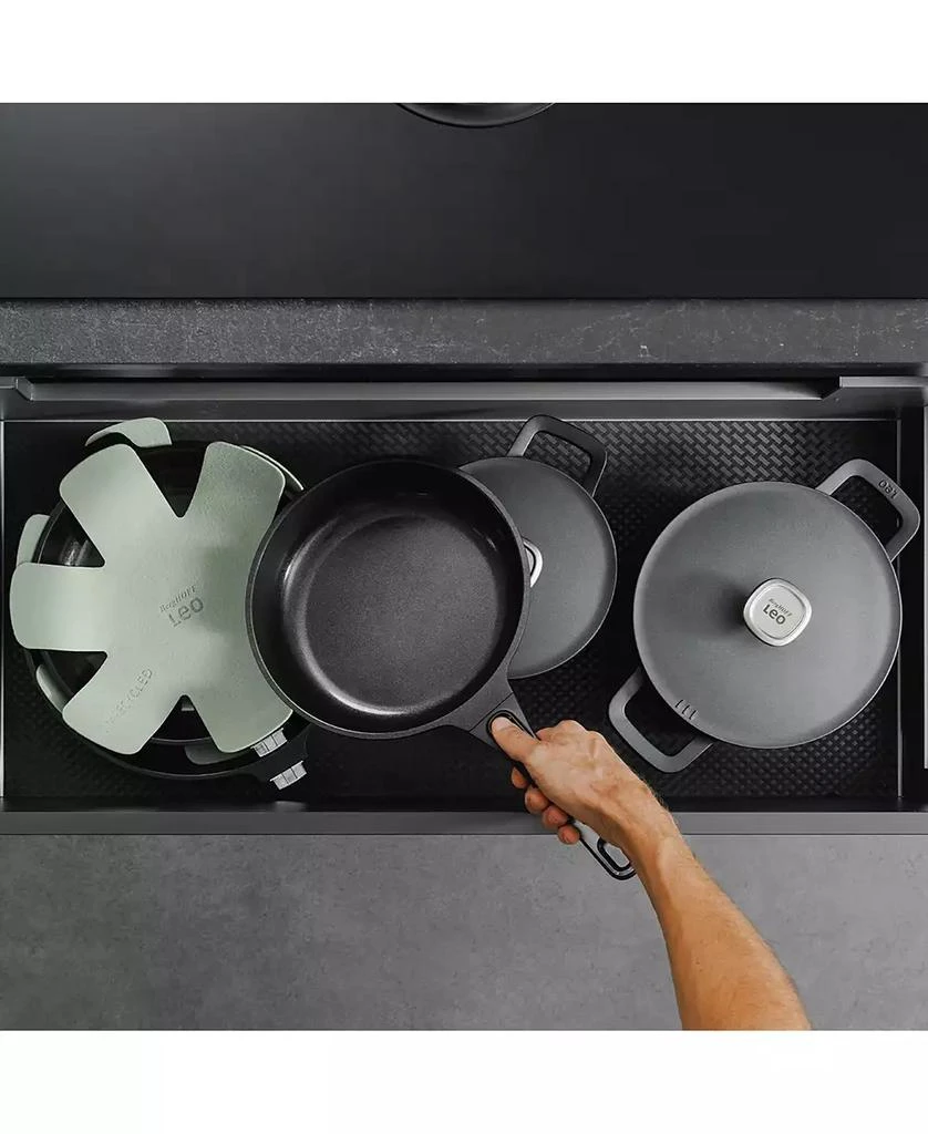 BergHOFF Leo Phantom 3pc Nonstick Ceramic Fry Pan Set, Recycled 6