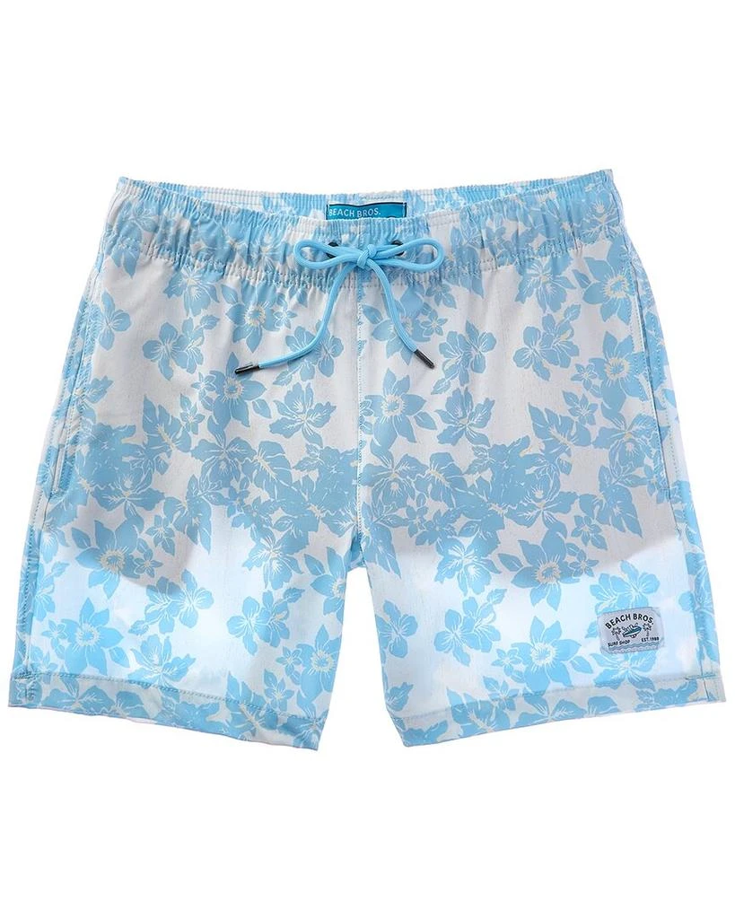 BEACH BROS Scattered Floral Swim Trunk 1