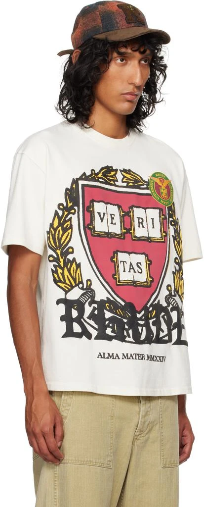 Rhude White Runway Plaque T-shirt 2