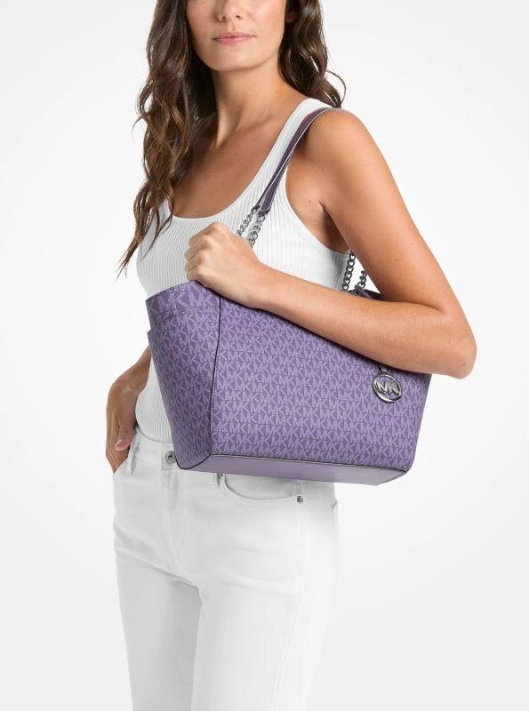 Michael Kors Jet Set Large Signature Logo Shoulder Bag 3