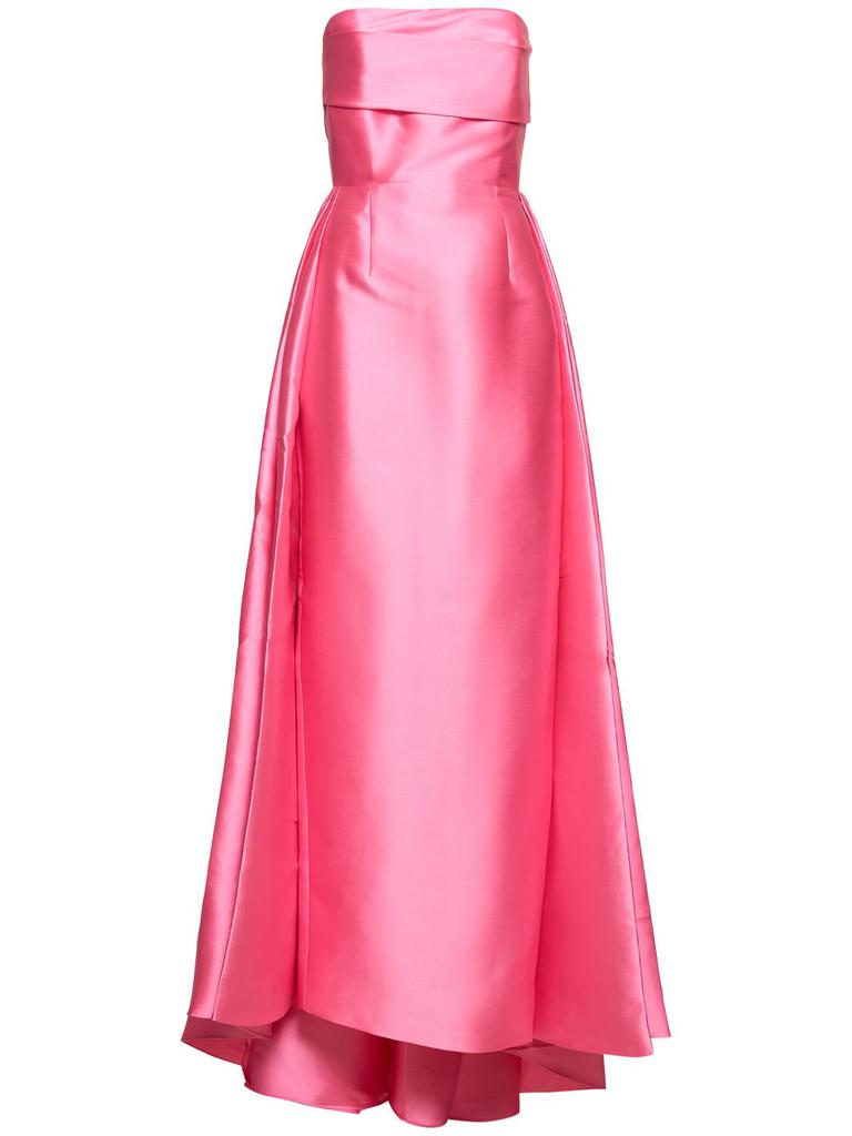 SOLACE LONDON Tiffany Twill Long Dress