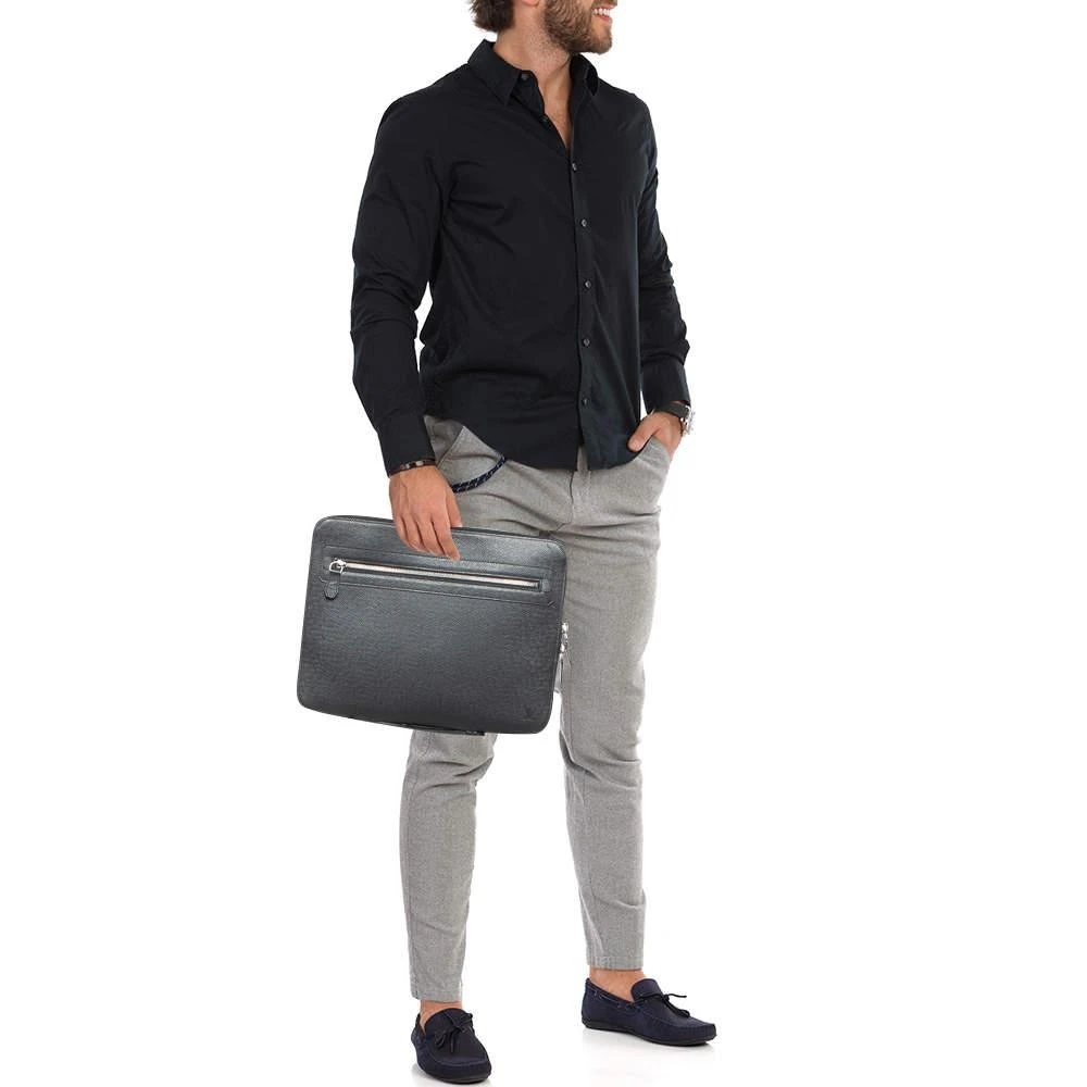 Louis Vuitton Louis Vuitton Ardoise Taiga Leather Vladimir Business Portfolio 2
