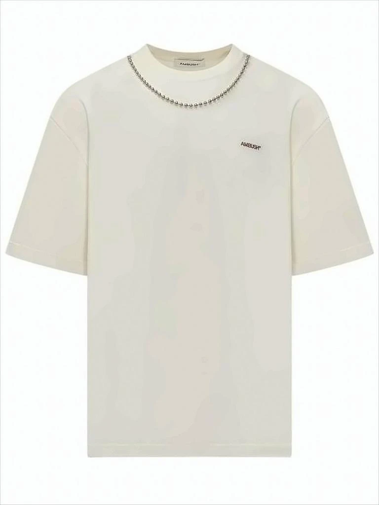 Ambush Boxy-Fit Short-Sleeved T-Shirt with Chain Detail