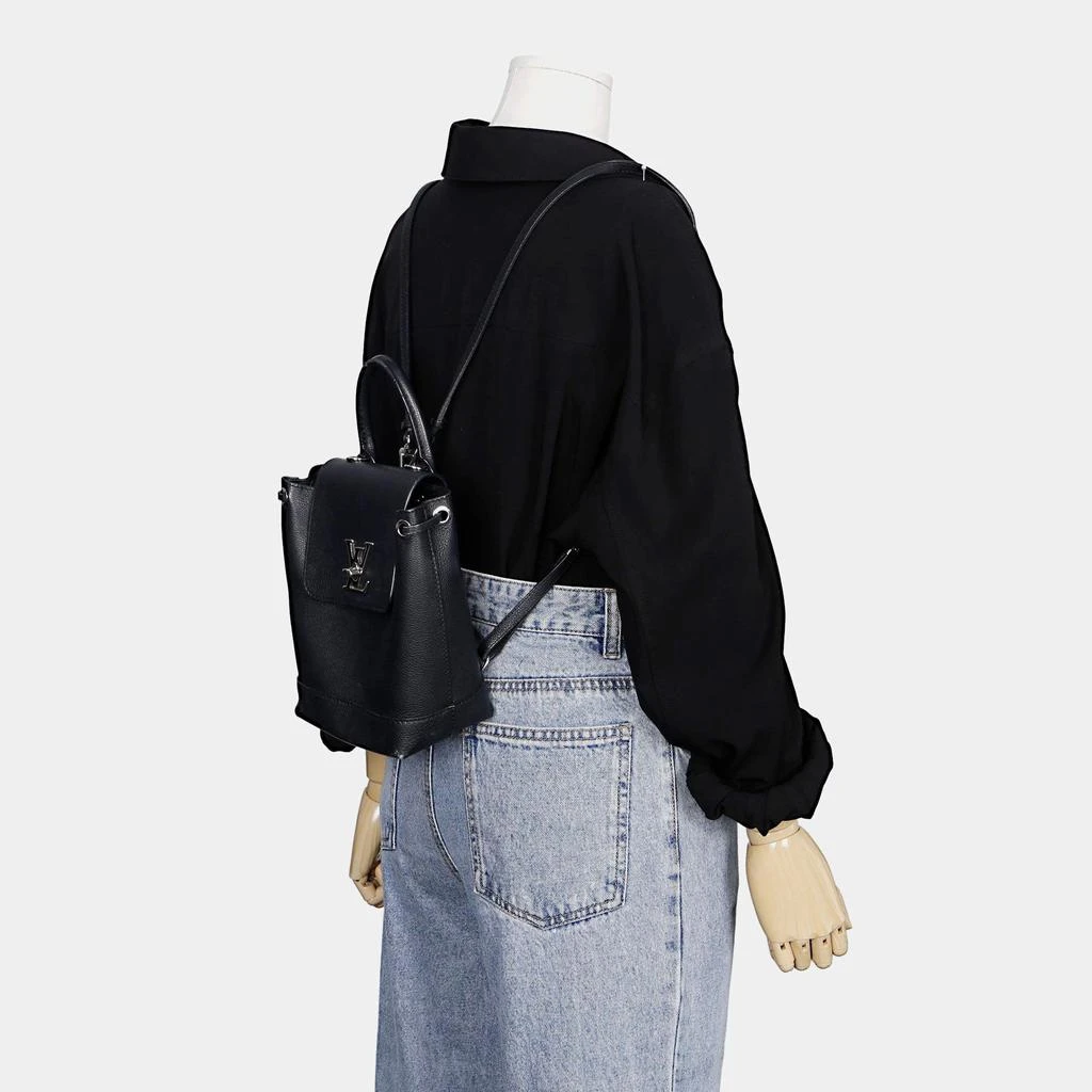 Louis Vuitton Louis Vuitton Black Caviar Leather Lockme Backpack 19