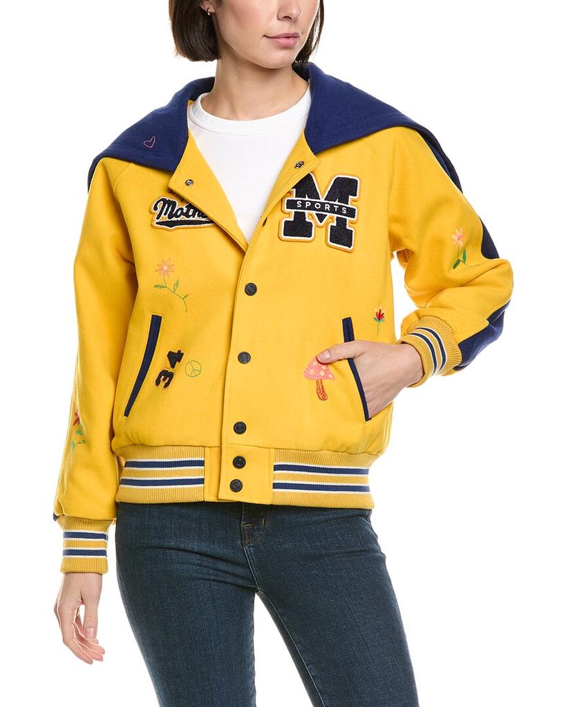 MOTHER MOTHER The Team Spirit Wool-Blend Coat