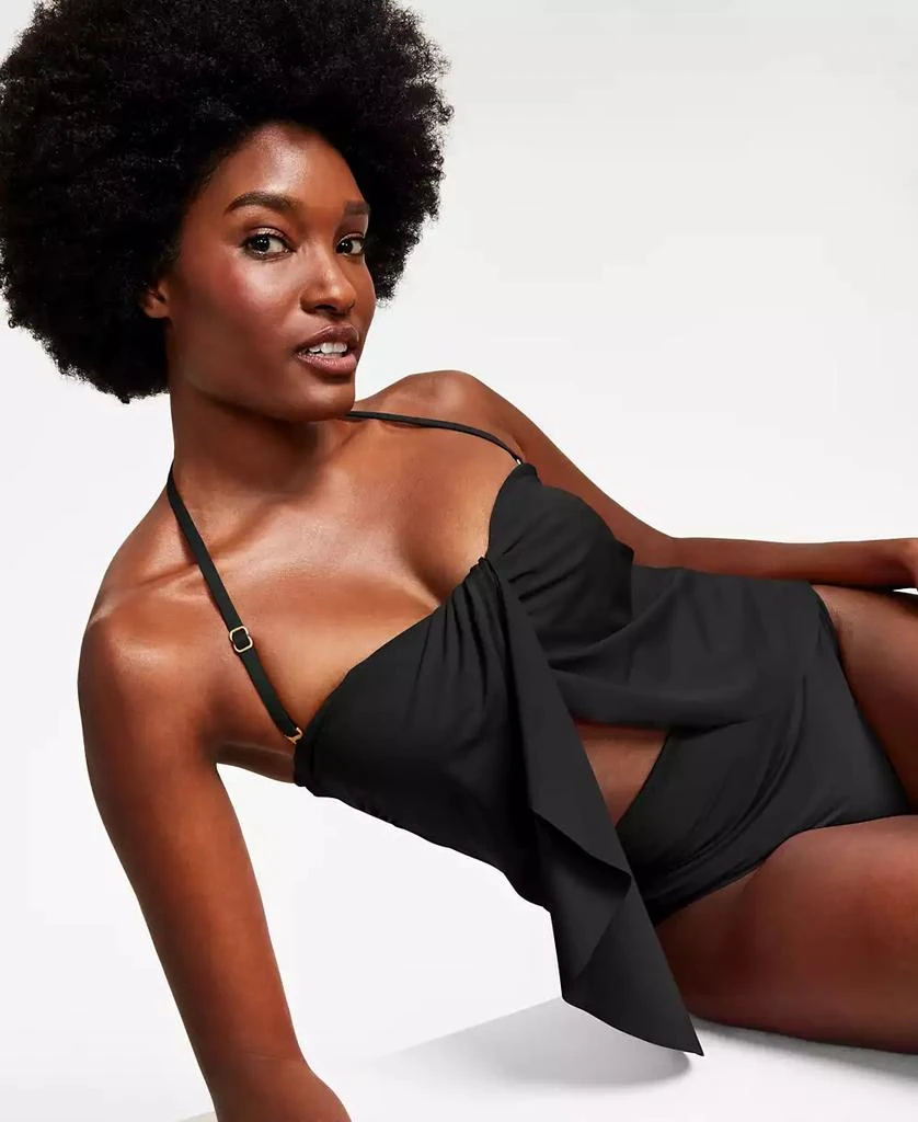 Vince Camuto Strapless Draped Tankini Top 3