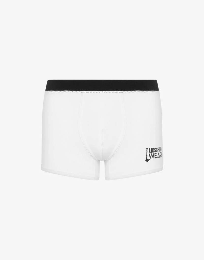 Moschino Stretch Jersey Boxers With Arrow Logo 1