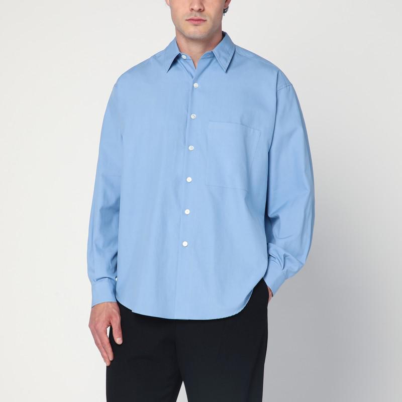 AURALEE Light blue cotton shirt