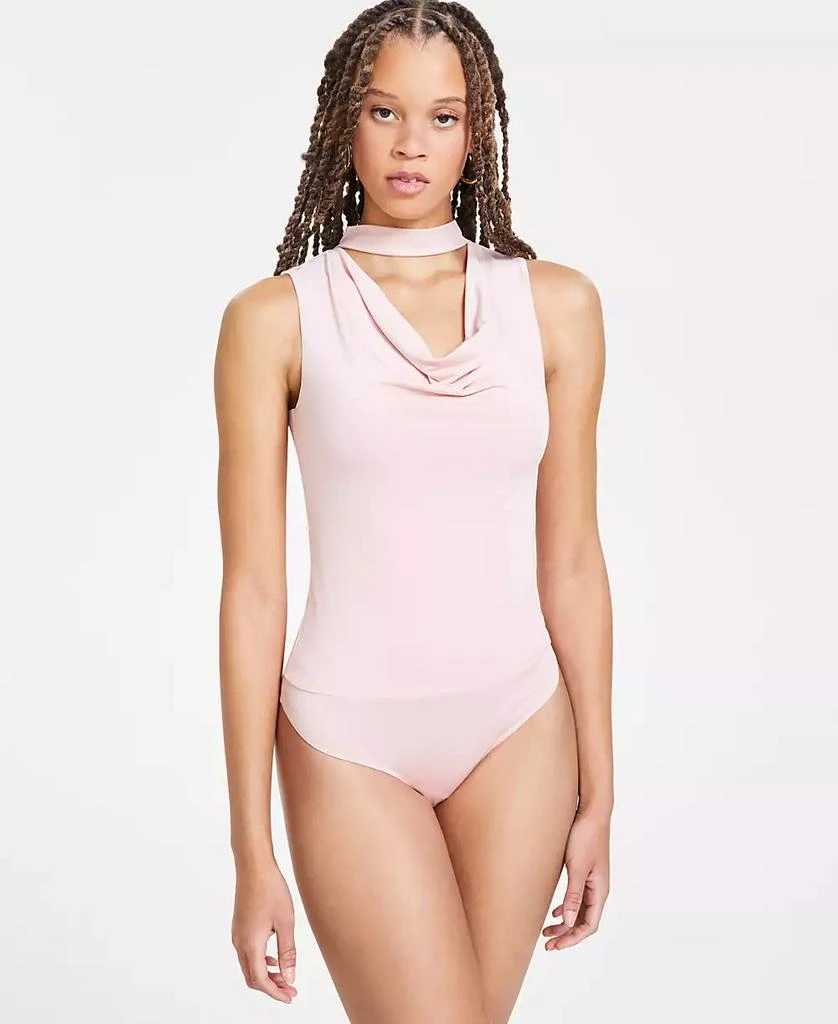 Bar III Women's Cowlneck Sleeveless Bodysuit, Exclusively at Macy's 2