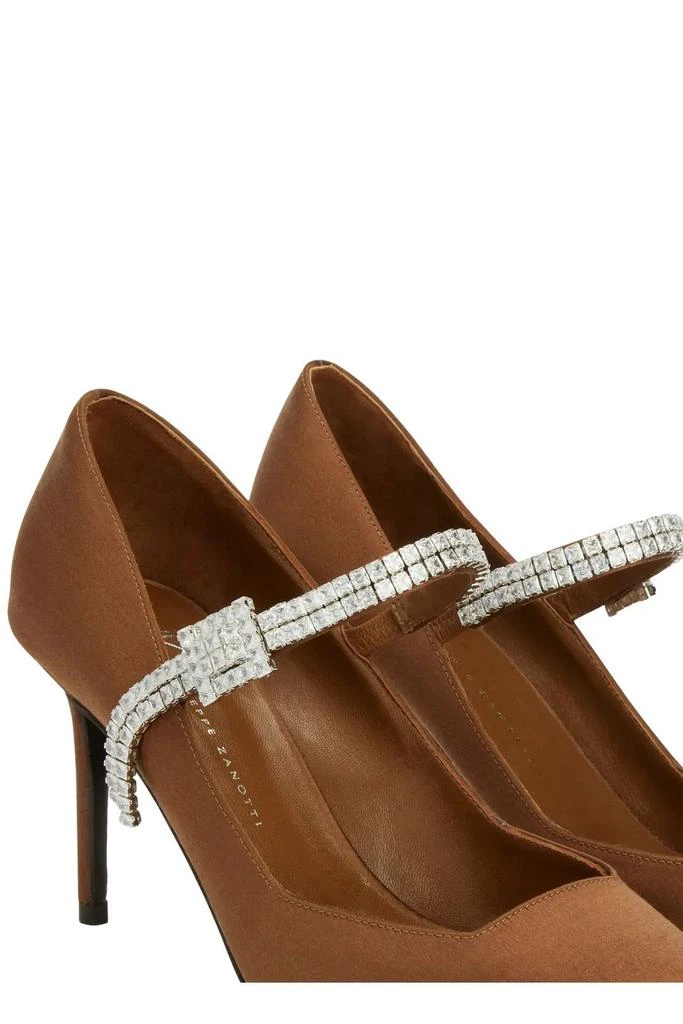 Giuseppe Zanotti Giuseppe Zanotti Raquel Strap 85 Embellished Pumps 4