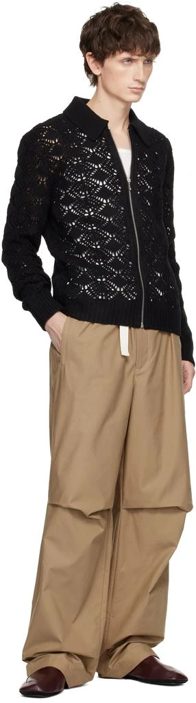 Jil Sander Black Zip Up Shirt 4