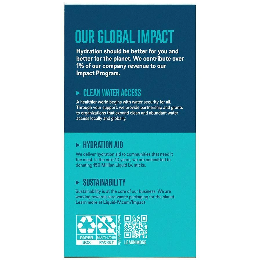 Liquid I.V. Electrolyte Drink Mix Lemon Lime, 15ct 5