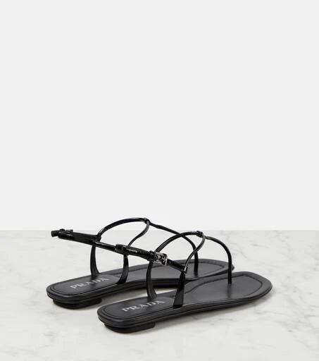 Prada Patent leather thong sandals 3