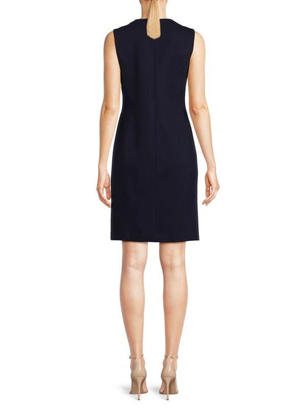 Tahari Solid Sheath Dress 2