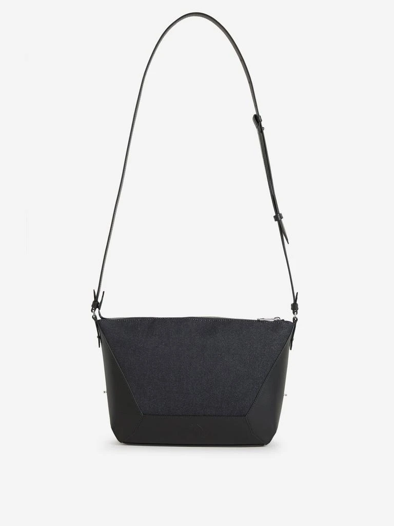 Alexander McQueen Alexander McQueen Logo Printed Denim Crossbody Bag 2