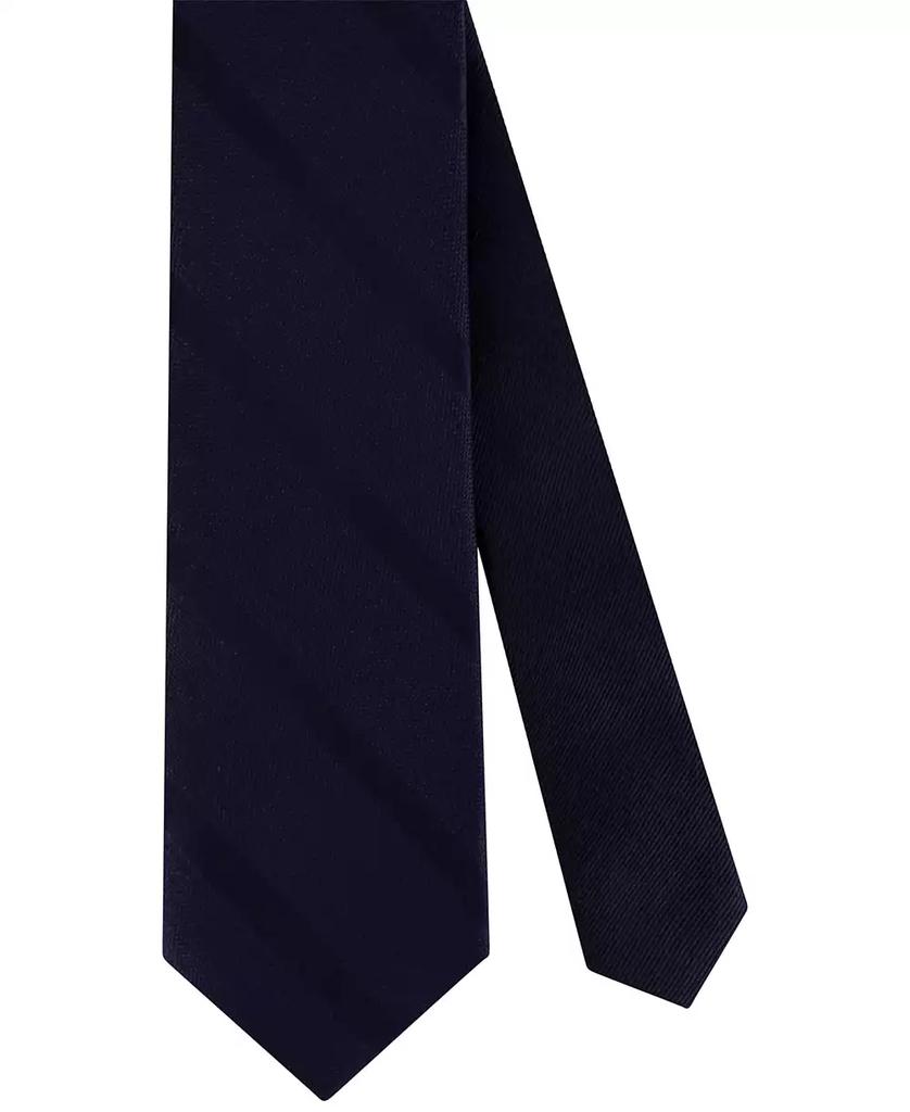 Tommy Hilfiger Men's Textured Woven Stripe Silk Tie