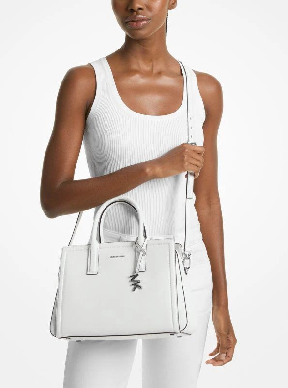 Michael Kors Laila Medium Leather Satchel 3